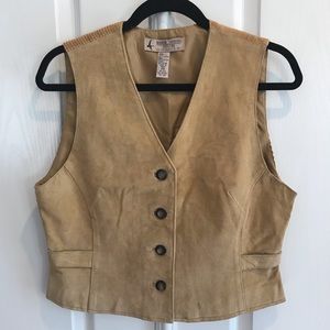 Marsh Landing Jackets \u0026 Coats | Vintage Suede Corduroy Vest | Color: Tan | Size: M | Pm-19970289's Closet